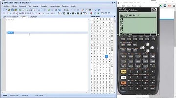 Video 4: Programacion de Calculadora HP 50g. Escribir numeros imaginarios (Acceso directo)