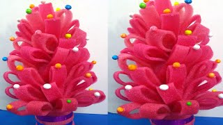 FOAM GULDASTA/DIY - Foam Paper Flowers Guldasta || Foam ka Guldasta Banana/Foam ke Phool