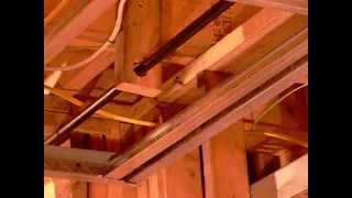 interior gas line rough in completed