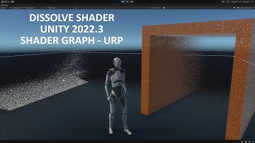 Distance based DissolveShader in URP ShaderGraph Unity 2022.3