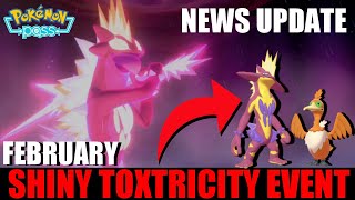 Shiny Toxtricity Event! February News Update! - Pokémon Sword \& Shield