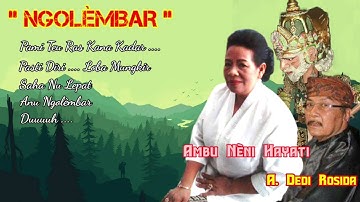 NGOLEMBAR (Lirik) - Ambu Nèni Hayati