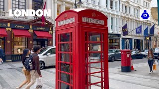 London Spring Walk  Piccadilly Circus, Regent Street ⚽ to MAYFAIR | Central London Walking Tour