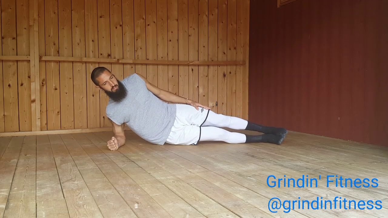 Side plank and hip lift from forearm - YouTube