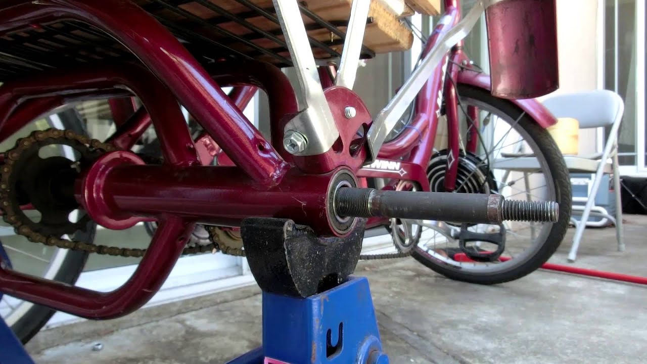 Repairing Bent Axle on Schwinn Meridian 