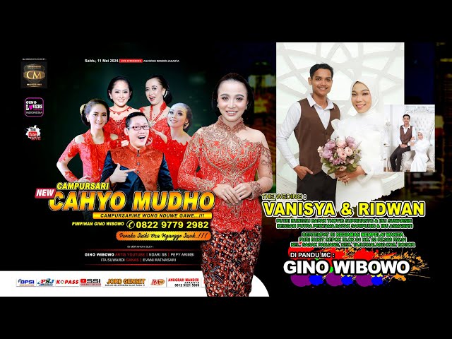 🔴Live 11/05/2024 The Wedding Vanisya Nur Fatimah u0026 Muhamad Ridwan - Campursari NEW CAHYO MUDHO TMII class=