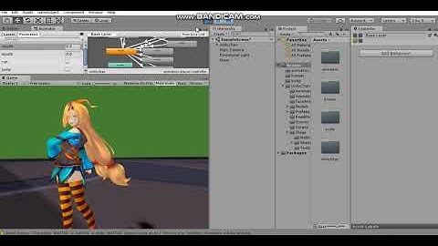 สร้างการการควบคุมการเคลื่อนไหวของตัวละคร unity chan ผ่านคีย์บอร์ดทุกการเคลื่อนไหว