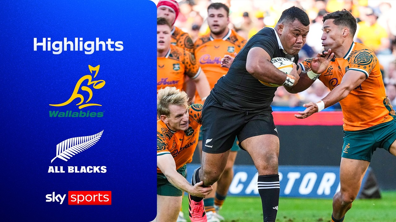 Australia vs New Zealand | Second Bledisloe Cup Test Highlights