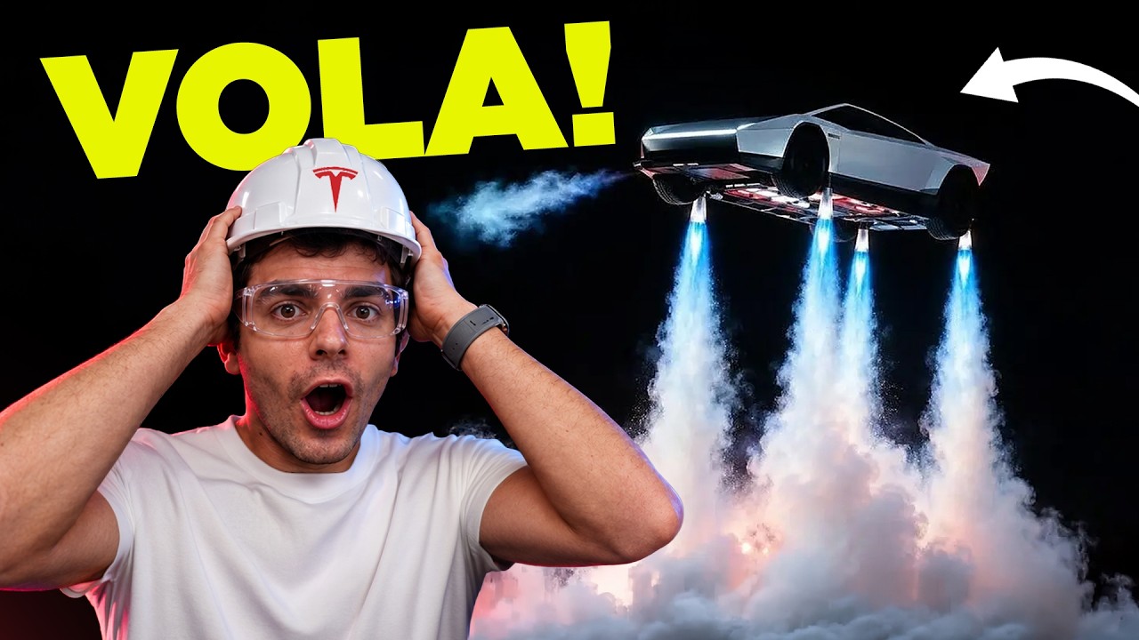 HO PROVATO LA TESLA CHE VOLA