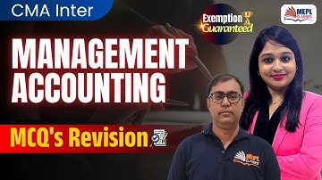CMA Inter - Management Accounting | MCQ