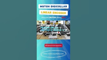 สูตรสำเร็จ Mutoh Japan Linear Encoder D1000Z-V-H , DE-04-V , D-1000Z-C - EP.2 #factorymachines