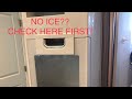 Whirlpool double door refrigerator not making ice and ice dispenser doesn’t work. WRS571CIDM01