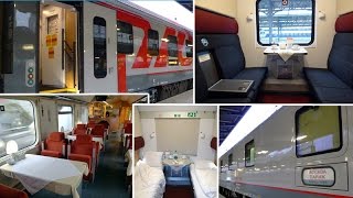 The Paris-Moscow Express video guide(A brief guide to the excellent RZD Russian Railways Paris to Moscow Express, showing the regular sleeping-cars, the VIP deluxe sleeping-cars and the ..., 2015-07-24T11:26:15.000Z)