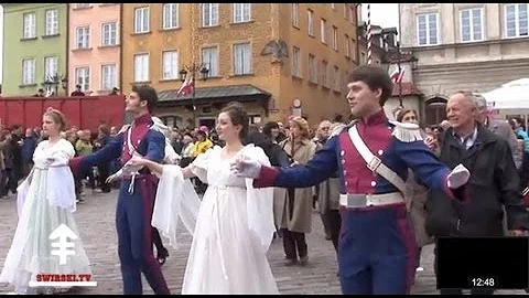 Swirski.tv - Polonez na Placu Zamkowym 3 Maja 2013