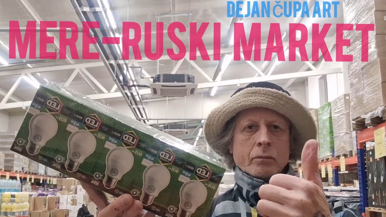 Ruski market-MERE                 Povojno-Jeftino-Najjeftinije    Dejan Čupa Art             