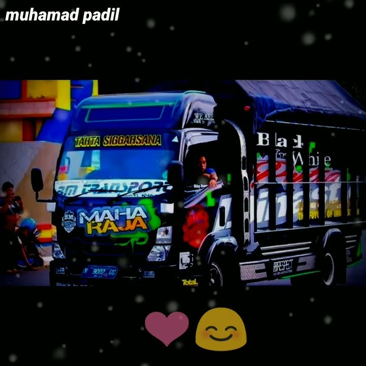 story wa truk  modifikasi lagu islami