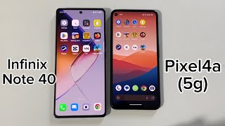 INFINIX NOTE 40 vs GOOGLE PIXEL 4A - SPEED TEST(4K)