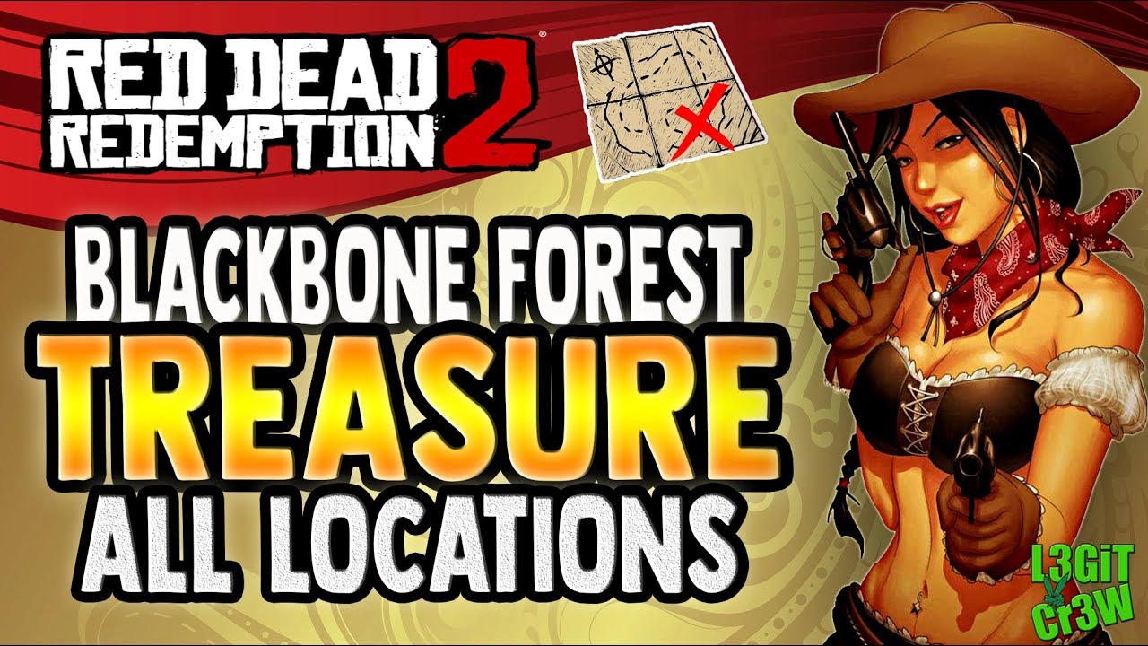 How to find all the treasures of the Black bone forest in RDR Online