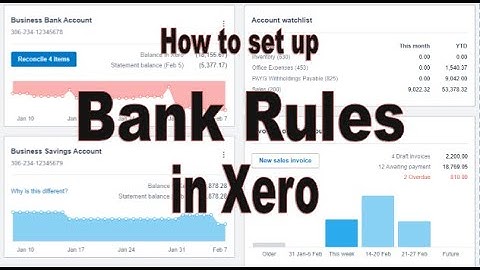 How to set up Bank Rules in Xero