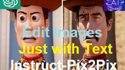 Photoshop with Text-based editing using InstructPix2Pix شرح بالعربي #chatgpt #ai #promptengineering