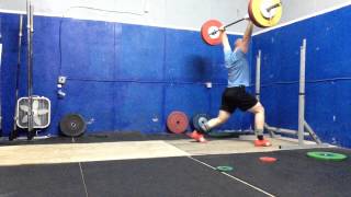 110kg push press + btn jerk + jerk