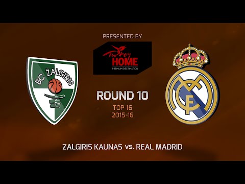 Highlights: Zalgiris Kaunas-Real