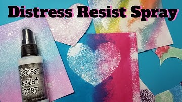 Distress Resist Spray / How to use it / Free Play Friday