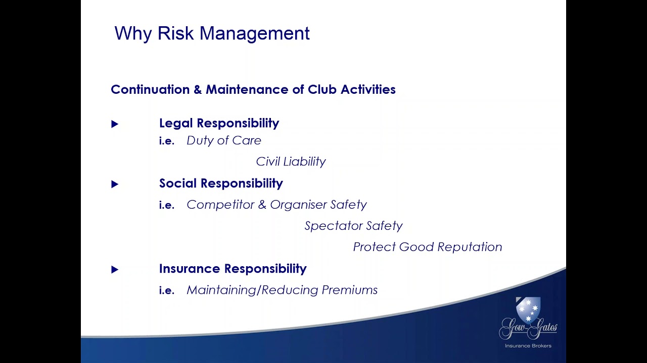 2017 Risk Management Webinar - YouTube