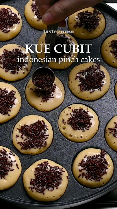 Kue Cubit Dengan Taburan Meses #kuecubit #indonesiandessert #jajanan