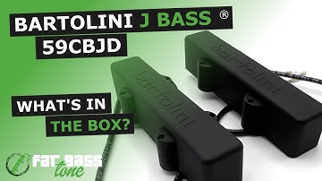 Bartolini 59CBJD 5 String Jazz Bass® Pickup Set: What’s In The Box (A Close-Up Look)