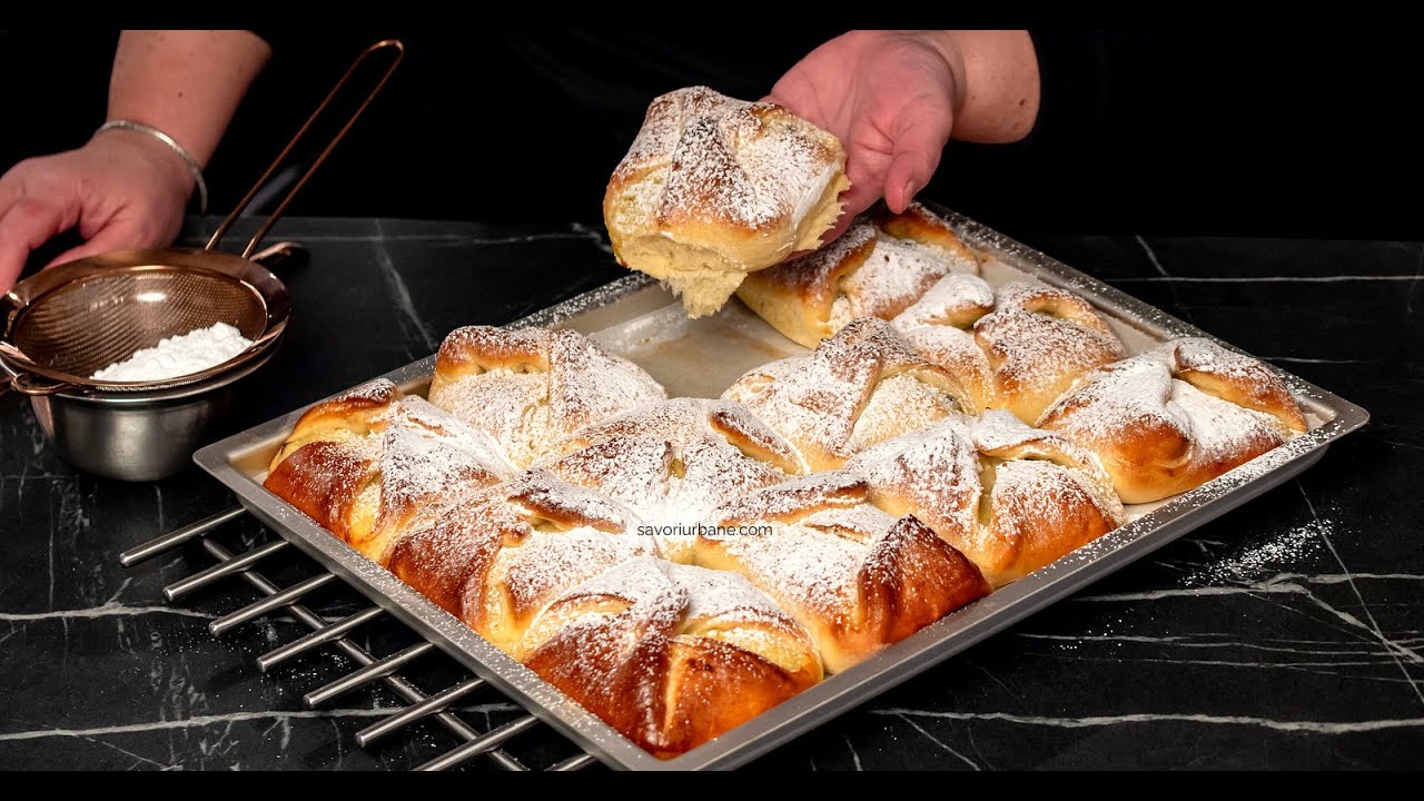 Brânzoaice pufoase sau Poale în Brâu - rețeta cu multă umplutură cremoasă de brânză | Savori Urbane