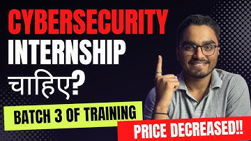 How to Get Cybersecurity Internship?  Red Team Training Batch 3🔥