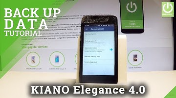 How to Back Up Data on KIANO Elegance 4.0 - Add Backup Account