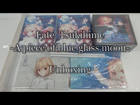 Unboxing Tsukihime「-A piece of blue glass moon-」& Op Theme Song (PS4/NS) Limited Edition Box