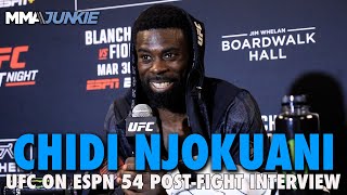 Chidi Njokuani Details How Welterweight Return Breathed New Life Into Career | UFC on ESPN 54