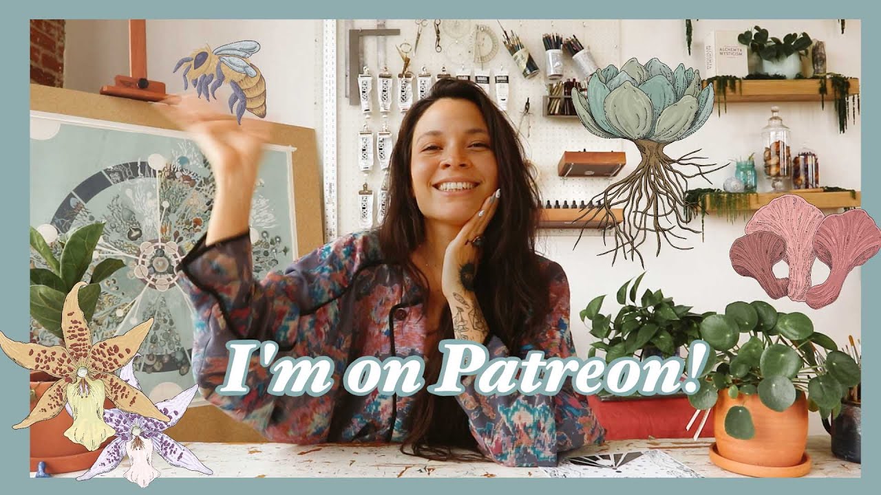 I'm on Patreon! Art & Nature 🌾