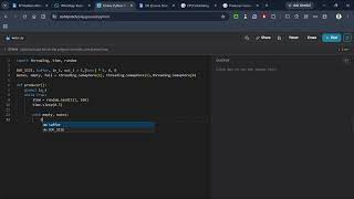 Lab 5: Producer Consumer Using Semaphores. #python #programming #semaphore #producer #consumer 