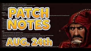 We're back to weekly patches! First reaction to tomorrow's patch notes.