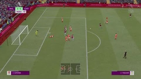 Fifa 21 - Example of a scripted game against Ai