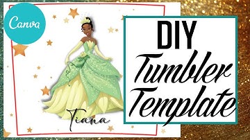 Canva Tutorial - DIY Template for 20oz  Skinny Tapered Tumbler