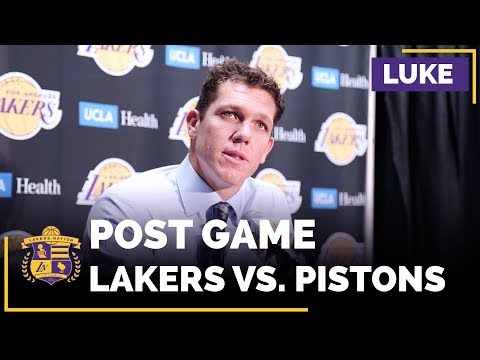 Luke Walton On Lonzo Ball's Best Game, Julius Randle and Kyle Kuzma