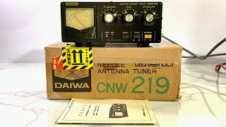 DAIWA アンテナチューナー CNW-219 200W PEP 💫Daiwa CNW-219 HF Tuner 200W PEP💫 - YouTube