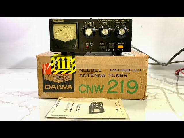 ダイワ 200W PEP アンテナチューナー CNW-219 固定 トランシーバー