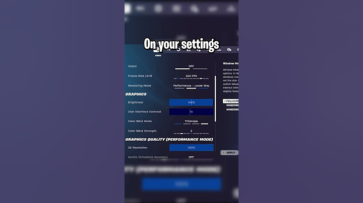BEST Settings To BOOST FPS In Fortnite CHAPTER 5! #shorts