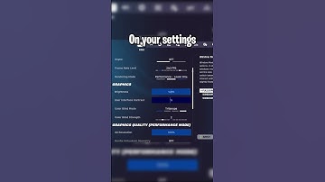 BEST Settings To BOOST FPS In Fortnite CHAPTER 5! #shorts