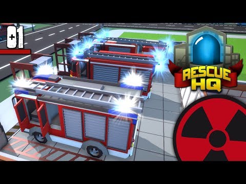 Rescue HQ - The Tycoon - #01: Lasst mich durch, ich bin die Rettung! ☢ [Lets Play-Deutsch]