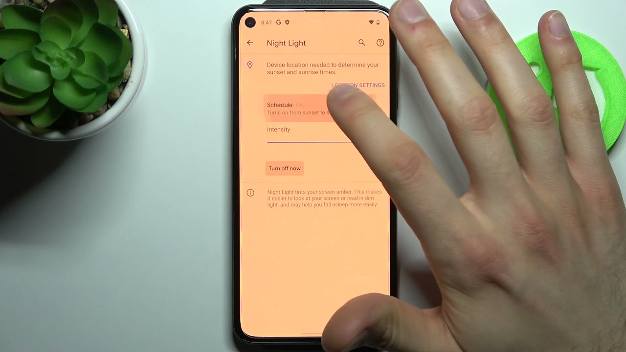 Night Mode GOOGLE Pixel 5 Enable Eye Protection Mode YouTube