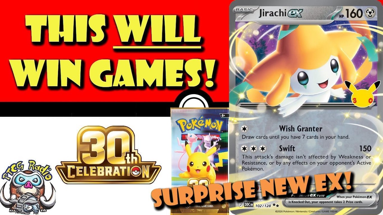 Surprise New Pokémon ex Looks Great! Jirachi ex WILL Win Games