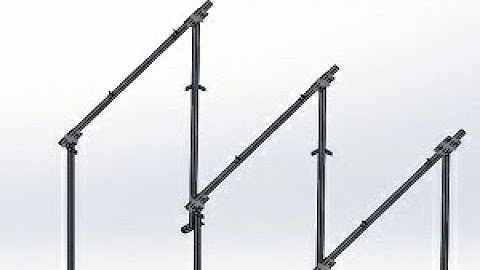 #Assembly structure design for mounting structure#Solar Mounting Structure design with solidworks#
