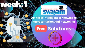 week1  Artificial Intelligence: Knowledge Representation And Reasoning solutions #nptlsolutions